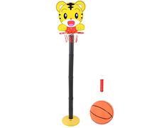 HOSEONFN Enfants de Basket Ball Hoop Stand, pour Enfants, Intérieur en Plein Air Dessin Animé Station de Levage Sport Objectif Jouet