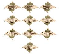 HOSEONFN Hamster Guinea POBES D de des Dents de broyage, pour la Corde à Mastication de Lapin, Un Petit soulagement de l'ennui Animal, Un gâteau à l'herbe tissé, 10pcs pour