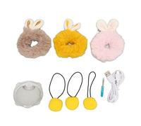 HOSEONFN Jouet Boule électrique pour Chat, 3 Modes de Chargement USB, Jouet interactif Intelligent pour Chaton avec Housse de Sangle en Peluche pour l'intérieur