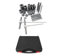 HOSEONFN Kit de démontage et d'installation d'axe de moyeu de vélo - Ensemble de presse multifonctionnel en alliage d'aluminium pour roulements de vélo