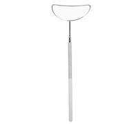 HOSEONFN Miroir à Cils, Verre avec Revêtement Anti-buée, Poignée Amovible pour Un Transport Facile, Poignée Moletée pour Une Maintien Sûr, pour Un Usage Professionnel et Domestique (Argent)