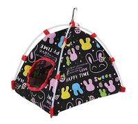 HOSEONFN Niche pour perroquet, coupe-vent, chaude, douillette, niche pour oiseau de compagnie, abri de couchage confortable, tente suspendue douce, tissu respirant, design amovible, facile à nettoyer