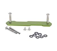 HOSEONFN Organisateur de clés, accessoires de rangement en plein air, ouvre-serrure multifonction à double ouverture en alliage d'aluminium avec clip, vert, Décontracté