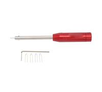 HOSEONFN Outil de capuchon de rayon de vélo pour insertion de mamelon de roue, connexion, enlèvement, installation et entretien Clé Un outil pratique pour les propriétaires de (Rouge)