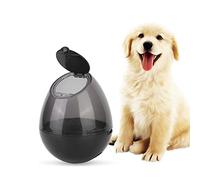 HOSEONFN Pet Dog Puppy Feeding Bowl Feeder, pour Un Jouet d'entraînement interactif, Une Conception de Balle rotative de Fuite, Un Distributeur Alimentaire Non déversé, Un Jeu (Noir)