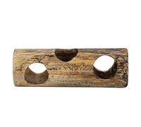 HOSEONFN Pet Hamster Bamboo Tunnel Tube Forme Jouet pour Jouer au broyage à Dents, pour Les Petits Animaux, mâcher du Jouet, Tube d'exercice, cachette Amusante, bâton de Rongeur (M)