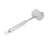 HoseOnfn, petit marteau de viande en acier inoxydable, pour la cuisine, double face, livre de steak, outil d'attention de viande, durable, robuste, résistant à la rouille, facile