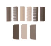 HOSEONFN pour accessoires de peigne à lisser, pour fer plat électrique, matériau en fibre de carbone, détachable, réduction des frisottis, conception portable, dents denses, sans