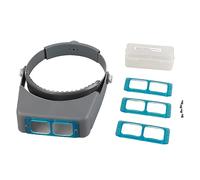 HOSEONFN pour bandeau loupe, support de tête réglable avec 4 lentilles interchangeables, angle rotatif, port confortable pour les tâches de précision