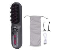 HOSEONFN pour brosse à lisser sans fil, contrôle constant de la température, 3 réglages de chaleur, doubles plaques en céramique, conception portable et compacte pour tous les