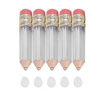 HOSEONFN pour cosmétiques, flacons de Brillant à lèvres de Haute qualité, Conception Anti-Fuite, Portable pour Le Bricolage, la Maison ou Le Salon avec Un Ensemble de 5 pièces
