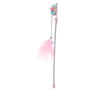 HOSEONFN pour Le Jouet pour Chats, Le Teaser à Gland, Les Jouets en Plumes drôles avec des Cloches, Les Chats et Les Chatons, l'exercice et Le Jeu, Le Jouet pour Animaux de (Fleur de Soleil Rose)