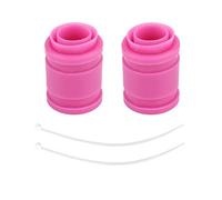 HoseOnfn pour le manchon de silicone du tuyau d'échappement RC, pour 1:10 nitro sur le camion buggy de voiture, résistante à haute température, connecteur flexible, matériau en (Violet léger)