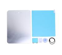 HOSEONFN pour miroir de maquillage, design antibuée, taille extra large, crochet en acier inoxydable, matériau acrylique, durable et pratique pour salle de bain