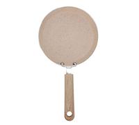 HOSEONFN pour poêle à frire, pour poêle antiadhésive avec poignée, marmite à fond plat en alliage d'aluminium pour crêpes du petit déjeuner, facile à nettoyer, conception durable, (26CM)