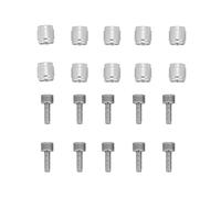 HOSEONFN pour tuyau de frein à disque hydraulique, insert de connecteur olive, pour pièce de rechange AVID, 10 jeux, matériau en laiton durable, compatible avec plusieurs modèles