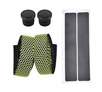 HOSEONFN pour VTT, ruban de guidon antidérapant à absorption des chocs, ceinture de sangle durable avec bouchon d'extrémité, rehausseur de poignée antidérapant, confort et (Vert)