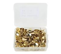 HoseOnfn Thumb Tacks, lignes verticales non glissantes, pour la classe de bureau de ménage, punaises de pouce plat en fer, 200pcs, 1,2 cm