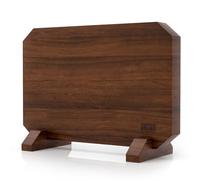HOSHANHO Bloc à Couteaux Magnétique, Double Face Porte Couteaux de Cuisine Aimanté, 35,6 x 25,4 cm Bloc Couteau de Cuisine en Bois D'Acacia avec Aimant Puissant