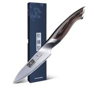 HOSHANHO Couteau d'Office Japonais, Couteau à Fruits Professionnel de 10cm, Couteau à Éplucher Tranchant Couteau de Cuisine, Petit Couteau de Chef
