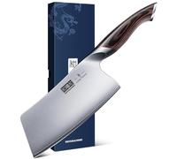 HOSHANHO Feuille de Boucher, 18cm Couteau de Chef de Cuisine Professionnel | Couteau de Cuisine Chinois, Couperet de Cuisine Japonais Couteaux Cuisine Tranchant Adapté aux Fruits, Légumes et Viande