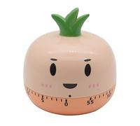 Hoshen Minuteur mécanique de cuisine pour aliments, rappel de temps, minuteur manuel, forme de fruits et légumes, ananas