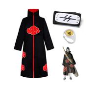 (Hoshigaki Kisame) Naruto Akatsuki Cosplay Vêtements Cos Accessoires Costumes Ensemble Bandeaux Bague