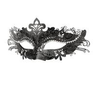 Hoshin Masque vénitien pour bal masqué, décoration de Mardi Gras pour femme (noir)