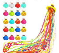 Hoshisea 20 Pièces Morceaux de Serpentins à Lancer à la Main, Bombe a Serpentin,Multicolore Lancer Serpentins, pour Fête,Anniversaire,Remise Diplômes,Mariage