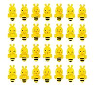 Hoshisea 50 Pièces Abeilles Gomme, Gommes mini animaux mignons, Gomme Jaune, Abeilles Gommes mignonnes, Utilisé pour le Dessin, l'esquisse, les Récompenses pour les Devoirs