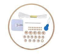 Hoshisea Kit Mobile De Bricolage En Bois Naturel, Carillon De Lit, Fabrique En Bois Naturel, Idéal pour La Decoration d'Interieur, Les Ateliers Creatifs, Les Cadeaux