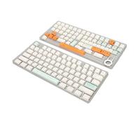 Hosie 138 Touches Clavier Mécanique Keycaps Bricolage Résistant à l'usure Ergonomique PBT Keycaps pour Clavier Mécanique