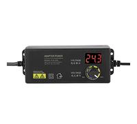 Hosie Adaptateur d'alimentation, Large compatibilité Adaptateur Réglable Adaptateur d'affichage LED Protection Multi-Niveaux Adaptateur d'alimentation Réglable 60 W 1,7 A Adaptateur d'alimentation AC