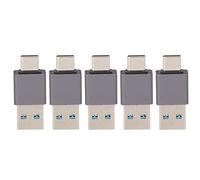 Hosie Adaptateur USB3.1 vers Type C, Transfert 10 Gbit/s Pratique Pratique Adaptateur USB vers Type C Mâle pour Les Entreprises