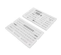 Hosie Keycaps Transparents, 145 Touches Transparentes Robustes Universelles pour Clavier Mécanique