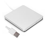 Hosie Lecteur DVD USB, Aucun Lecteur Externe ni Adaptateur Secteur Requis Conception Circulaire Unique en Gel de Silice USB 2.0 Transmission Standard Lecteur DVD Externe pour la Maison et Le Bureau