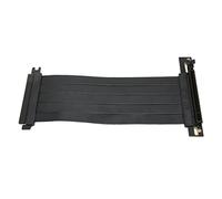 Hosie PCIE 4.0 X16 Extender, Extension de Carte Graphique à Angle Droit de 7,9 Pouces de Long Facile à Installer pour PC (Le Noir)
