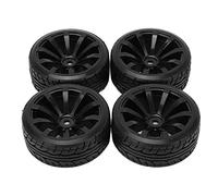 Hosie Pneus de Voiture RC Drift, Ensemble de 4 Pneus Durs RC Drift Durables pour Voiture de Course 1/10