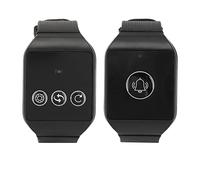 Hosie Système d'appel de Montre sans Fil, Système d'appel d'infirmière DC5V RF Technologie sans Fil Affichage Basse Consommation IPX7 étanche pour Le Ménage