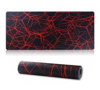 Hosimoln Grand tapis de souris de jeu, dimensions 31,5 x 11,8 cm, épaisseur 0,3 cm, texturé de qualité supérieure, antidérapant et imperméable, avec bords cousus pour jeux, bureau et maison, 80 x 30