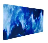 Hosimoln Tapis de Souris de Jeu, Tapis de Souris étendu Taille 90x40CM épaisseur 2MM, Tapis de Souris d'ordinateur antidérapant et étanche avec Bords Cousus pour jeux/bureau/maison-90x40 Splashes