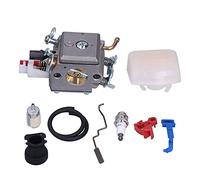 HOSIS 503889201, Carburateur à Installation Facile 9 pièces/Ensemble Kit de Mise au Point de carburateur pour Husqvarna 340 345 346XP 350 351 353 357 357XP 359 pour pelouse pour Jardin pour