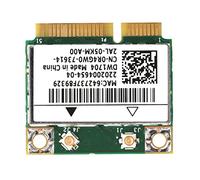 Hosit Adaptateur Réseau, Carte Réseau sans Fil Portable Facile à Utiliser Facile à Installer PCI-E Mini pour Dell Xps 2710 17tr Bcm943142hm