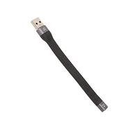 Hosit Adaptateur USB A Mâle vers Type C Femelle, Métal FPC USB A Mâle Câble Compact Portable pour Le Travail