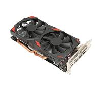 Hosit Carte Graphique RX 580, Carte Graphique de Jeu 2 Ventilateurs de Refroidissement 16 PCI Express 3.0 8 Go GDDR5 pour Bureau