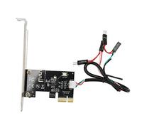 Hosit Carte PCIE de Commutateur de Réinitialisation de l'alimentation de l'ordinateur, Carte PCIE de Commutateur de Réinitialisation de l'alimentation Facile à Utiliser Broche Dorée épaissie pour Le