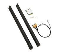 Hosit Carte sans Fil, Carte WiFi Double Bande 5G à Faible Latence Technologie MU MIMO avec Antenne pour Ordinateur pour la Maison