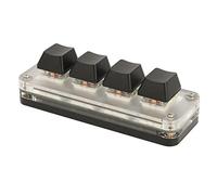 Hosit Clavier OSU Clavier Programmable Portable Mini RGB USB rétro-éclairé Câble Détachable Bureau de Laboratoire de Contrôle Industriel