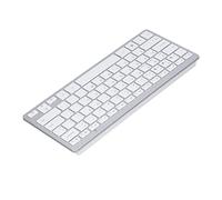 Hosit Mini Clavier, Clavier à économie d'énergie Rechargeable Portable Blanc Ultra Mince pour Ordinateur Portable pour Tablette pour PC