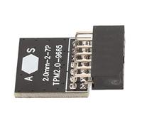 Hosit Module TPM 2.0, Module de sécurité de Cryptage TPM 2.0 Noir 14 Broches 2x7P pour Win11